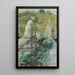 Nachmittags im Sommer - John Henry Twachtman — gerahmtes Bild an der Wand