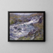 Der Torrent - John Henry Twachtman — gerahmtes Bild an der Wand