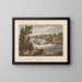 Chutes des boulangers - John Hill — gerahmtes Bild an der Wand