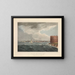 New York seit Governors Island - John Hill — gerahmtes Bild an der Wand