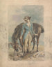 Ein junger Mann mit einem Pferd mit Studien von Hunden und einem toten Hasen - John Hoppner — Ansicht des Kunstwerks