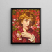 La fille du jardinier - John Ingle Lee — gerahmtes Bild an der Wand