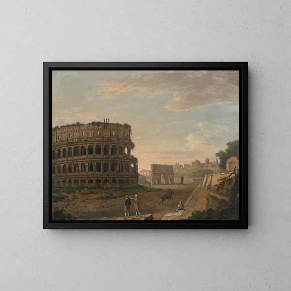 Das Kolosseum - John Inigo Richards — gerahmtes Bild an der Wand
