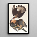 Caracara du Brésil - John James Audubon — gerahmtes Bild an der Wand