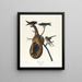 Schwalbe in Purpur - John James Audubon — gerahmtes Bild an der Wand