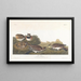 Alouette hausse-col - John James Audubon — gerahmtes Bild an der Wand