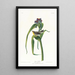 Paruline de Vigors - John James Audubon — gerahmtes Bild an der Wand