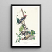 Pic maculé - John James Audubon — gerahmtes Bild an der Wand
