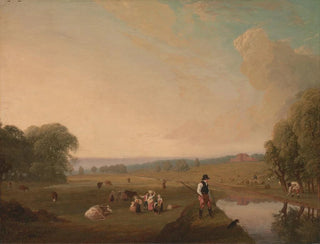 John James Chalon - A View of Theobalds Park Hertfordshire.webp