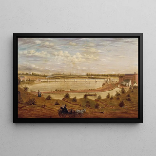 John Jesse Barker - View of the New Brunswick Railroad Bridge.webp