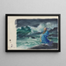 Ein Rishi, der einen Sturm auslöst - John La Farge — gerahmtes Bild an der Wand
