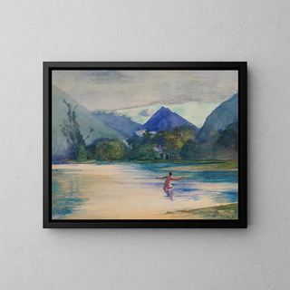 John La Farge - Entrance to the VaiTePiha River Cooks Anchorage.webp