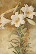 Osterlilien-Stillleben-Gemälde von John La Farge — Ansicht des Kunstwerks