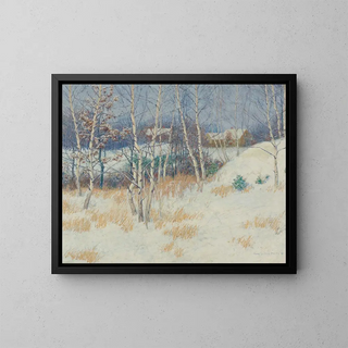 John Leslie Breck - Stand Of Birch Trees In Winter.webp