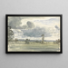 Ein windiger Tag - John Linnell — gerahmtes Bild an der Wand