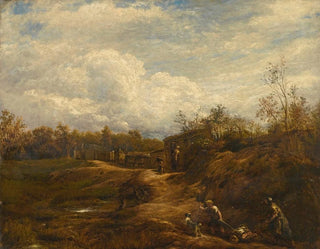 Ein englische Landschaft - John Linnell — Ansicht des Kunstwerks