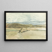 Landschaft im Norden von Wales - John Linnell — gerahmtes Bild an der Wand