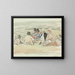 Faucheurs dans le champ à Porchester Terrace, Bayswater, 9 juin 1830 - John Linnell — gerahmtes Bild an der Wand