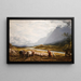 Der Wolke - John Linnell — gerahmtes Bild an der Wand
