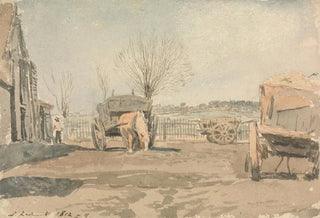 John Linnell - The Farmyard.webp