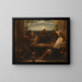 Das Abendmahl in Emmaus - John Linnell — gerahmtes Bild an der Wand
