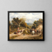 Der Bach - John Linnell — gerahmtes Bild an der Wand