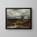 Der Windmühle - John Linnell — gerahmtes Bild an der Wand