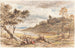 Reisende, die sich unter einem umgestürzten Baum ausruhen - John Linnell — Ansicht des Kunstwerks