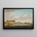 Tag der Markteinführung am Dock der Ostindischen Inseln Blackwall an der Themse - John Lynn — gerahmtes Bild an der Wand