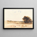 Glaneuses dans le champ de blé - John Martin — gerahmtes Bild an der Wand