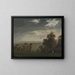 Landschaft, vielleicht die Insel Wight oder Richmond Hill - John Martin — gerahmtes Bild an der Wand