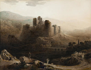 John Martin - Moonlight  Chepstow Castle.webp