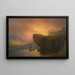La Cité de Dieu et les eaux de la vie - John Martin — gerahmtes Bild an der Wand