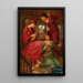 Au temps des jours dorés - John Melhuish Strudwick — gerahmtes Bild an der Wand