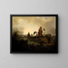 Couteau noir, un guerrier apache - John Mix Stanley — gerahmtes Bild an der Wand