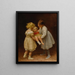 Kinder beim Spielen - John Morgan — gerahmtes Bild an der Wand