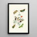 Das Cabinet d'entomologie orientale Pl IV - John Obadiah Westwood — gerahmtes Bild an der Wand