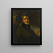 Portrait eines Mannes, der als Dichter Thomas Moore gilt - John Opie — gerahmtes Bild an der Wand