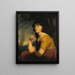 Portrait einer jungen Frau, die Lady Bathurst sein soll - John Opie — gerahmtes Bild an der Wand