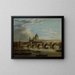 Vue du pont de Londres - John Paul — gerahmtes Bild an der Wand
