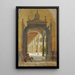 Ein italienischer Klosterhof - John Peter Kornbeck — gerahmtes Bild an der Wand
