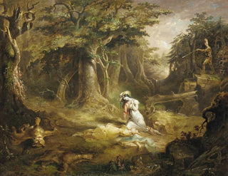 Der Rettung von Leatherstocking - John Quidor — Ansicht des Kunstwerks