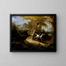 Der kopflose Reiter, der Ichabod Crane verfolgt - John Quidor — gerahmtes Bild an der Wand