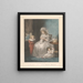Eine verheiratete Frau - John Raphael Smith — gerahmtes Bild an der Wand