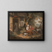 Sportliches Liebes-Gemälde - John Raphael Smith — gerahmtes Bild an der Wand