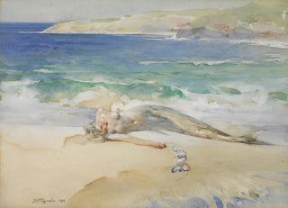 John Reinhard Weguelin - The sleeping mermaid.webp