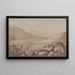 Luggila, County Wicklow - John Renton — gerahmtes Bild an der Wand