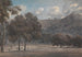 Der Park der Astroni, bewaldeter Kraterboden mit laufender Jagd - John Robert Cozens — Ansicht des Kunstwerks