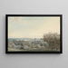 London von Greenwich Hill - John Robert Cozens — gerahmtes Bild an der Wand