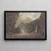 in der Nähe von Chiavenna im Graubünden - John Robert Cozens — gerahmtes Bild an der Wand